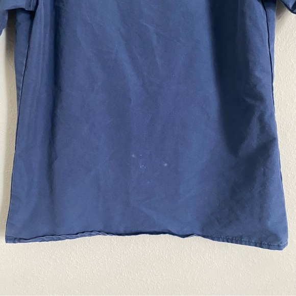 VINTAGE NAVY BLUE BOY SCOUTS OF AMERICA BUTTON UP PATCH WORK SHORT SLEEV… - Picture 8 of 10